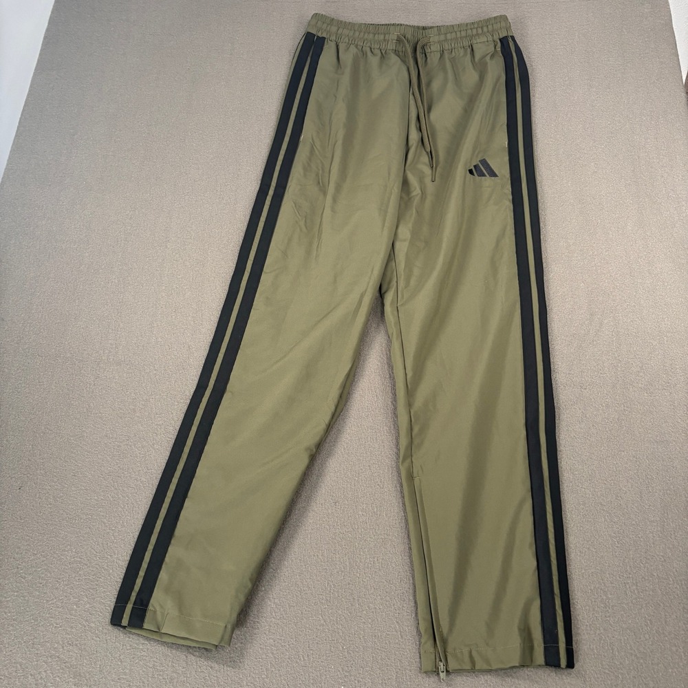 Adidas Standard Optional 3S Pants Mens Size S Olive Black Training JE6401